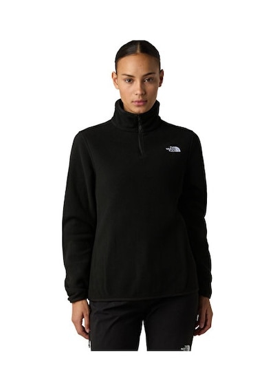 The North Face W Glacier Fleece 1/4 Zip Jacket Kadın Outdoor Çeyrek Fermuarlı Polar Üst Nf0a8d2jjk31 Siyah Siyah