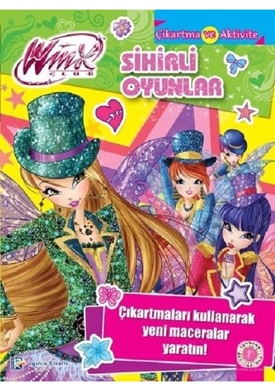 Winx Club Sihirli Oyunlar-Çıkartma ve Aktivite- Artemis Çocuk