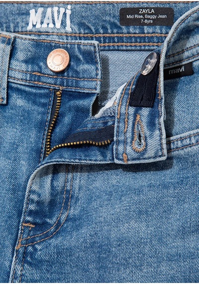 Mavi Zayla 90lar Mavi Kız Çocuk Jean Pantolon M7010510-88228