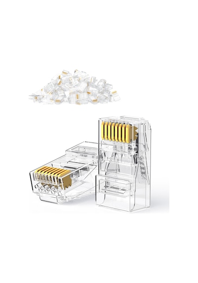 Ugreen Cat6 Rj45 Konnektör 10'lu Paket, 50961