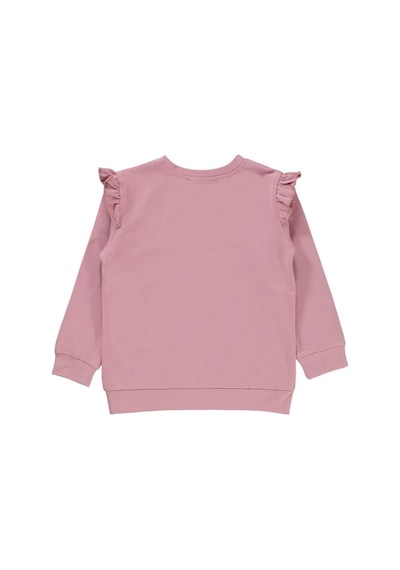 Civil Girls Tavşan Baskılı 2-5 Yaş Sweatshirt Pudra