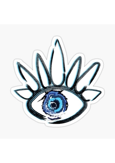 Nazar Boncuğu Model3 Sticker Oto Araba Yapıştırma 15Cm
