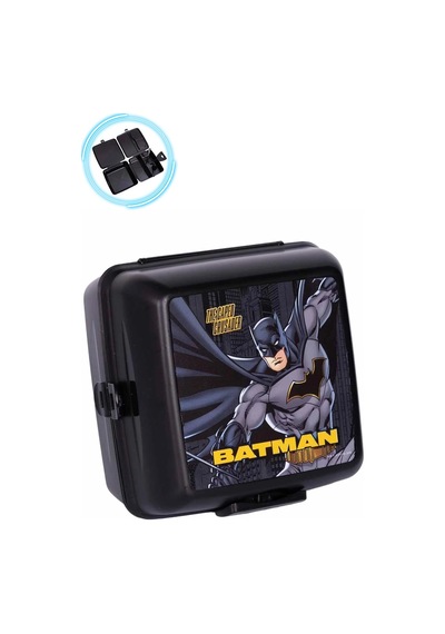 Siyah Caped Batman Beslenme Kabı - Batman Yemek Kabı, Batman Beslenme Kutusu