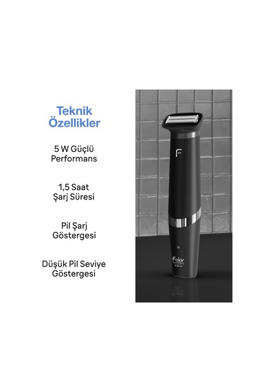 V-blade Elektrik Tıraş Makinesi 1,5 Saat