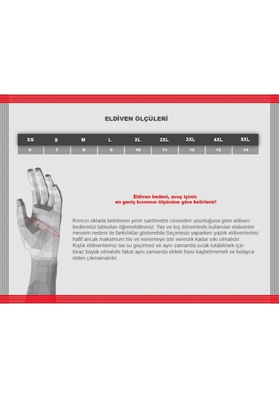 Mc82 Siyah Kışlık Motosiklet Eldiven