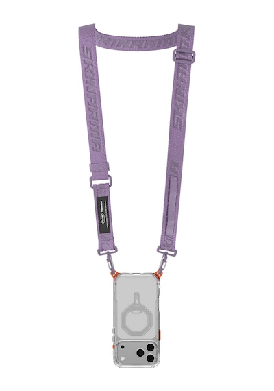 Skinarma Scout Xe Serisi Logolu Ayarlanabilir Telefon Boyun Askı Kayışı Lila
