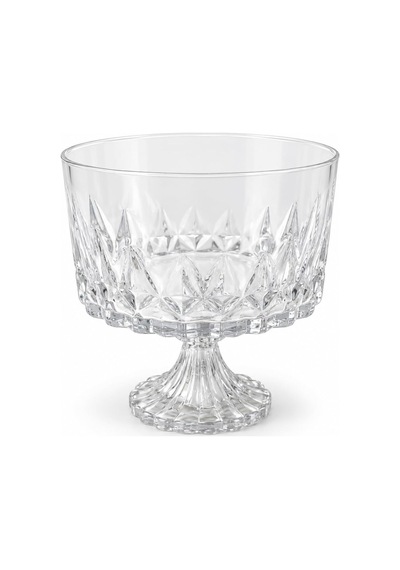 Deconox Kristal Desenli Ayaklı Şeffaf Cam Kase 17 X 17 Cm, Meyve, Kurabiye, Lokum, Çerez Ve Dekoratif Sunum Kasesi, Tekli Deconox Kristal Desenli Ayaklı Şeffaf Cam Kase 17 X 17 Cm, Meyve, Kurabiye, Lokum, Çerez Ve Dekoratif Sunum Kasesi, Tekli