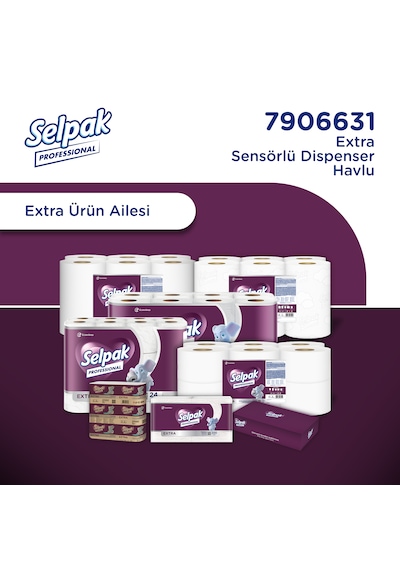 Selpak Professional Extra Sensörlü Havlu, 21 Cm, 135 Metre
