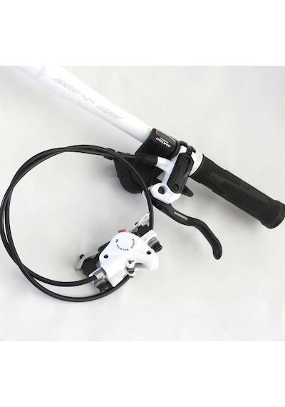 Shimano Bl-m505 Bisiklet Ön Fren Takımı Hidrolik Disk Fren Sol Takım Beyaz Kaliper+balata Dahil