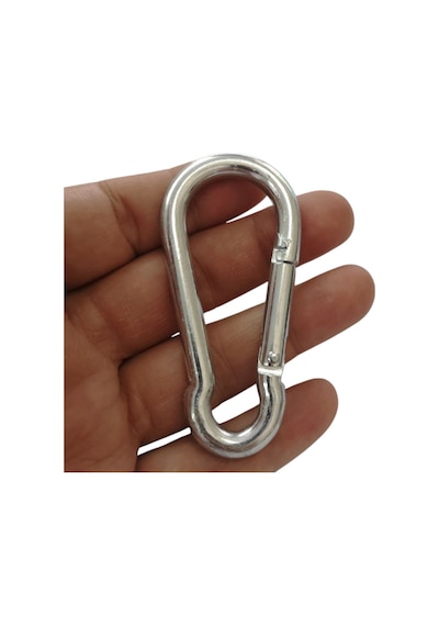 Galvanizli Karabina, 7 Mm, Askı, Çengel, Kanca, Anahtarlık
