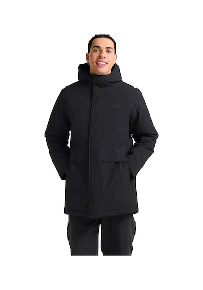 Jack Wolfskin Jack Wolfskın Erkek Cold Camp Coat M Outdoor Ceketi A65022 Siyah