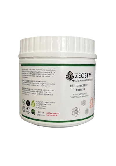 Zeosem Zeolit Cilt Maskesi Ve Peeling 400 G