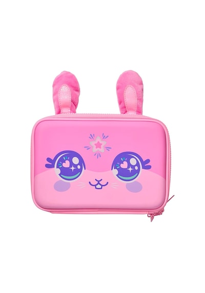 Smiggle All Stars Sert Kapaklı Çift Bölmeli Kalem Kutusu Pembe 456167 Çok  Renkli