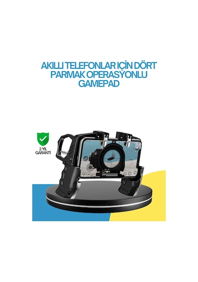 Dört Parmak Destekli Mobil Gamepad Tetikli Oyun Kontrolcüsü Diğer