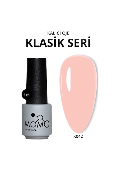 Momo Professional Kalıcı Oje K042 Açık Somon 4 Ml