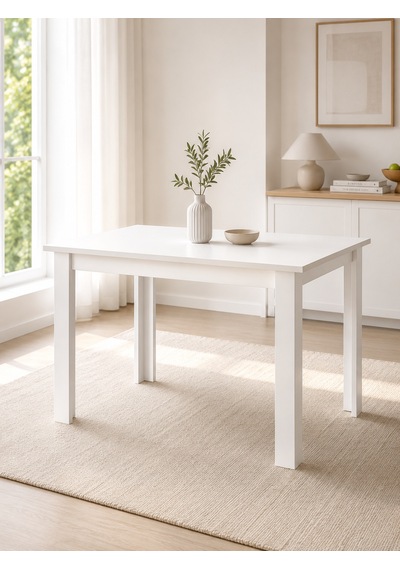Yemek Masası Mutfak Masası 4 Kişilik Masa Çalışma Balkon Masası Namur Beyaz - Beyaz Yemek Masası Mutfak Masası 4 Kişilik Masa Çalışma Balkon Masası Namur Beyaz - Beyaz