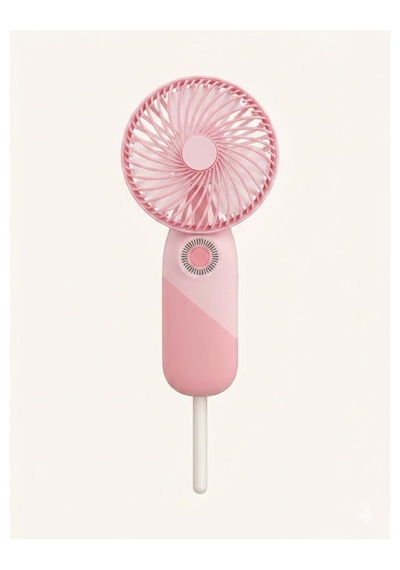 Taşınabilir Mini Fan Usb Şarjlı El Vantilatörü 3 Kademeli Sessiz Vantilatör