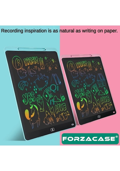 Forzacase 20 İnch Lcd Panel Dijital Kalemli Çizim Yazı Tahtası Eğitim Tableti - Fc1226 Pembe
