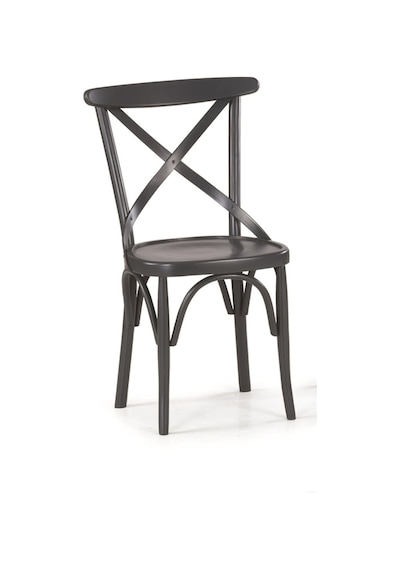 Gazzini Thonet Ahşap Sandalye Antrasit