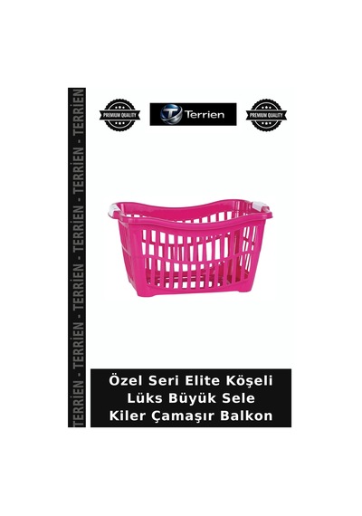 Özel Seri Elite Köşeli Lüks Büyük Sele Kiler Çamaşır Balkon Çok Renkli