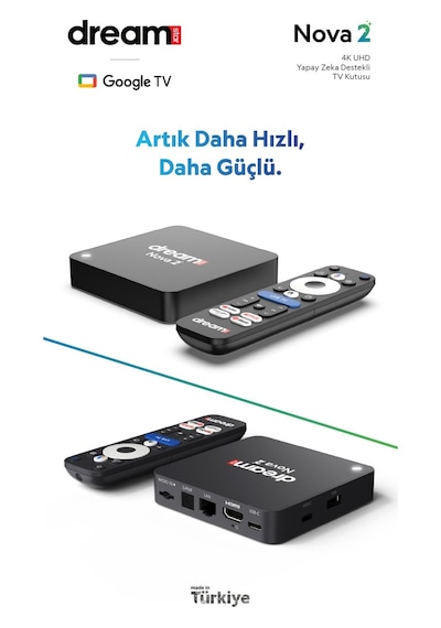 Dreamstar Nova 2 4k Android 14 4k Lisansli Android Tv Box 2gb Ram 32gb Hafıza