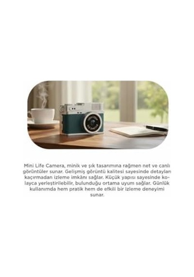 Ayrex Mini Dijital Kamera Selfie Video Vlog Kamerası Mini Anahtarlık 1080p Cmr35 Koyu Yeşil Diğer