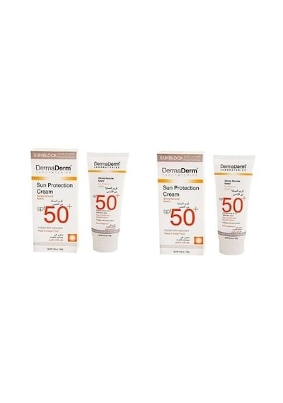 DermaDerm Spf 50+ Güneş Koruma Kremi 100 Gr 2 Adet