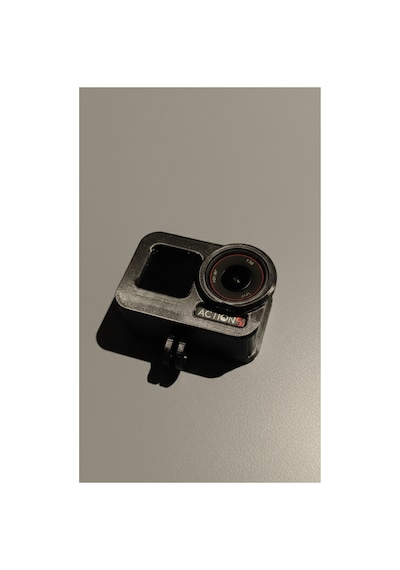 Djı Osmo Action 5 4 3 Uyumlu Yumuşak Çerçeve Kılıf - Tüm Gopro Aksesuarlarıyla Uyumlu Siyah