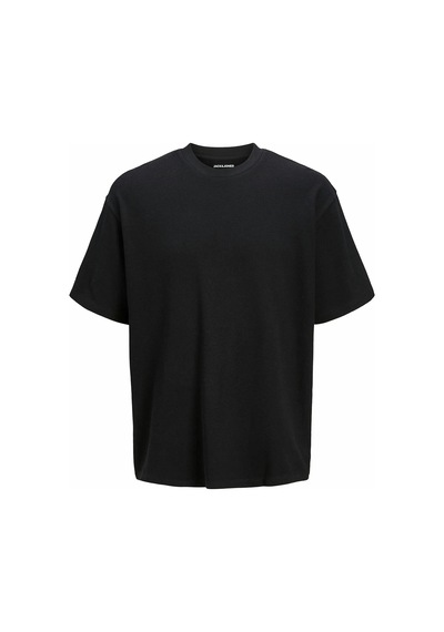 Jack & Jones Erkek Siyah Jjloui Osmos Tee Crew Neck T-shirt 12270710-black Black