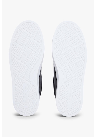 Tommy Hilfiger Th Chic Cupsole Kadın Siyah Platform Taban Sneaker-13412 Siyah