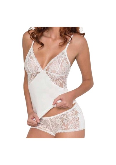 Pierre Cardin 361 Kaşkorse Kadın Atlet Külot Takım Ekru