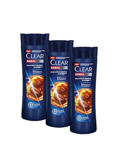Men Kepeğe Karşı Etkili Şampuan Saç Dökülmesine Karşı Kahve Çekirdeği Özü 350 Ml 3 Paketi