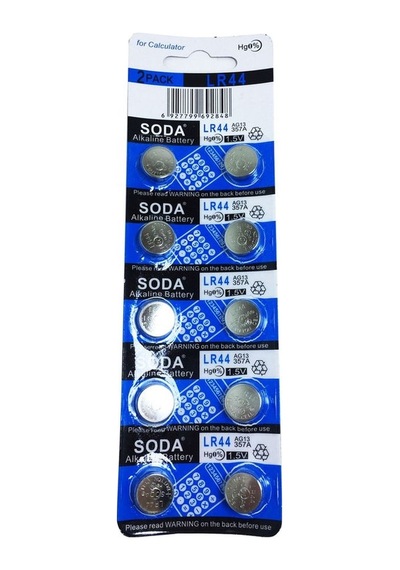 Soda Ag13 Lr44/357 Alkalin Düğme Pil 10'lu
