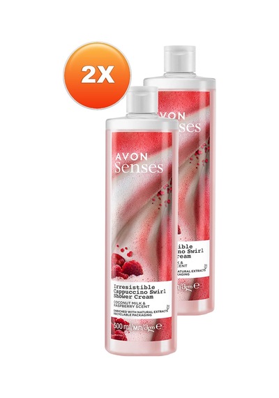 Avon Senses Hindistan Cevisi Sütü Ve Böğürtlen Kokulu Duş Kremi 2 x 500 ML
