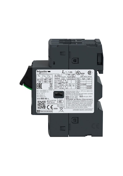 Schneider Electric Tesys Deca Gv2Me06 Motor Koruma Şalteri (1A-1,6A)