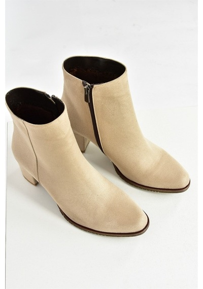 Fox Shoes Bej/Kahverengi Süet Kadın Bot G654013102