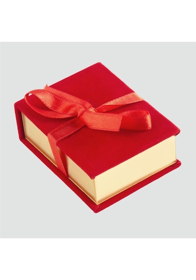 Ilkeshop Kurdale Kadife Ahşap Lüx Set Kolye Kutusu-lacivert Çok renkli