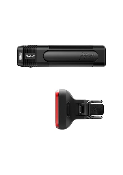 Knog Blinder Bisiklet Ön Arka Far Seti 700 Lumen Square 100 Usb Şarjlı Siyah