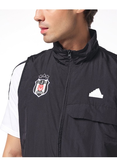 Beşiktaş Lisanslı Adidas Siyah Sıfık Kol Yelek 03-siyah