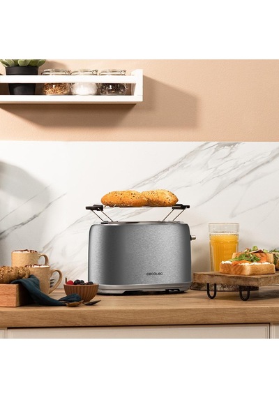 Cecotec Toast&taste 1000 Retro Double 980 W 2 Dilim Dikey Tost Makinesi