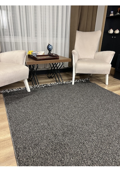 Sanat Halı Lora Plus 3954 Antrasit İskandinav Halı Antrasit
