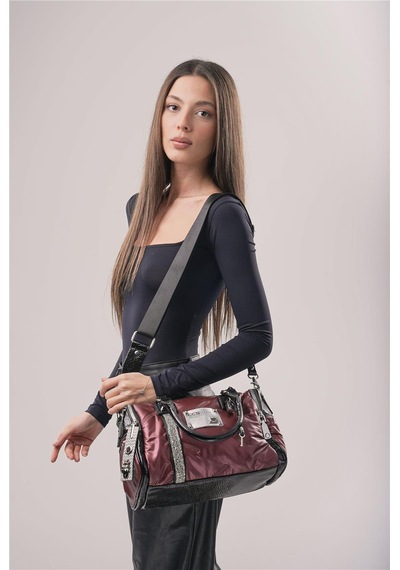 Ççs Kadın 18009 Omuz Çantası Bordo