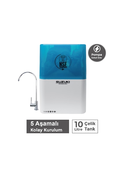 Suzukı Technology Pompalı Su Arıtma Cihazı Alpha Plus Model