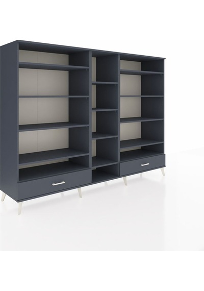 Hyperion Dolap 14 Raflı 2 Çekmeceli 220x44x163 Antrasit-antrasit Antrasit-antrasit Hyperion Dolap 14 Raflı 2 Çekmeceli 220x44x163 Antrasit-antrasit Antrasit-antrasit