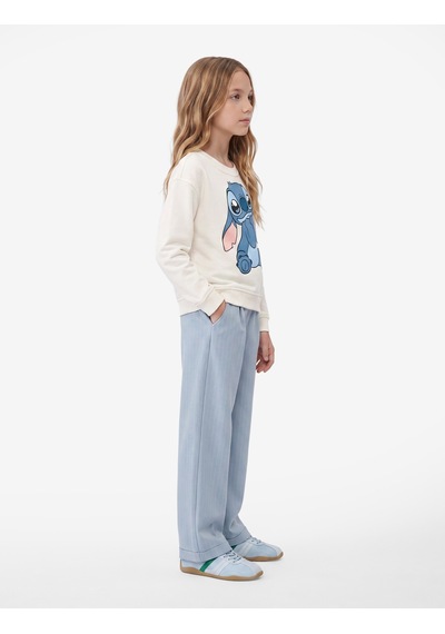 Koton Lisanslı Uzun Kollu Bisiklet Yaka Stitch Baskılı Şardonlu Sweatshirt Ekru 6wkg10439ak Koton Lisanslı Uzun Kollu Bisiklet Yaka Stitch Baskılı Şardonlu Sweatshirt Ekru 6wkg10439ak