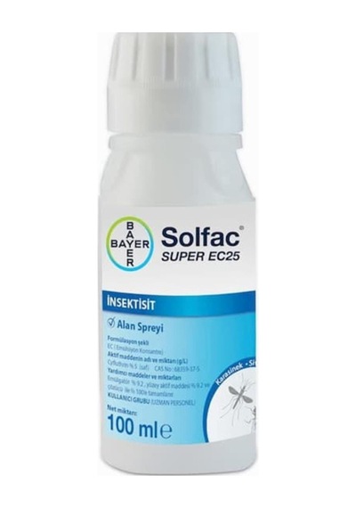 Bayer Solfac Ec25 100ml Hamamböceği Pire Sinek Il