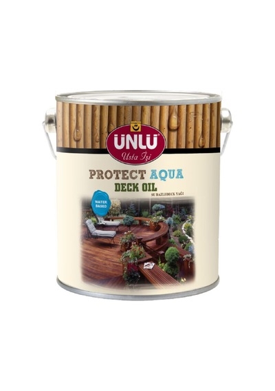 Ünlü Protect Aqua Su Bazlı Deck Yağı 5L