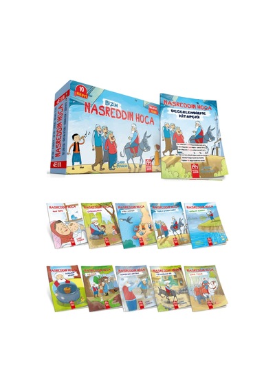 Model Eğitim Yayınları Bizim Nasreddin Hoca Hikaye Serisi 1. 2. Sınıflar Için 10 Kitap Model Çocuk
