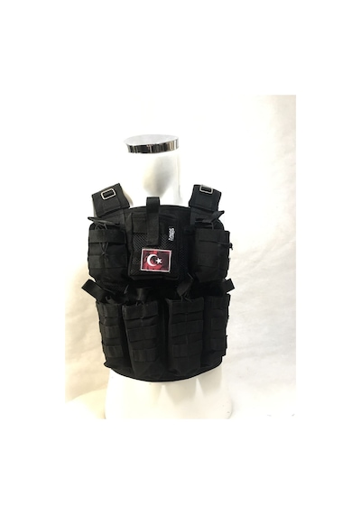 Sungu Askeri Shop Unisex Polis Hücum Yeleği Siyah Polis30032022 Siyah