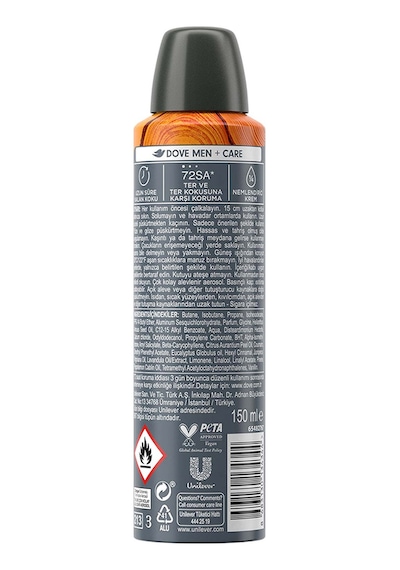 Dove Men +care Advanced Erkek Deodorant 72 Saat Koruma Sandalwood Vanilla 150 Ml
